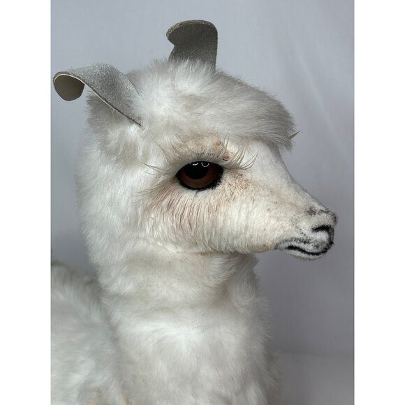 Handcrafted Llama Figurine By Llamalloves 1995 Large SZ - Picture 8 of 13